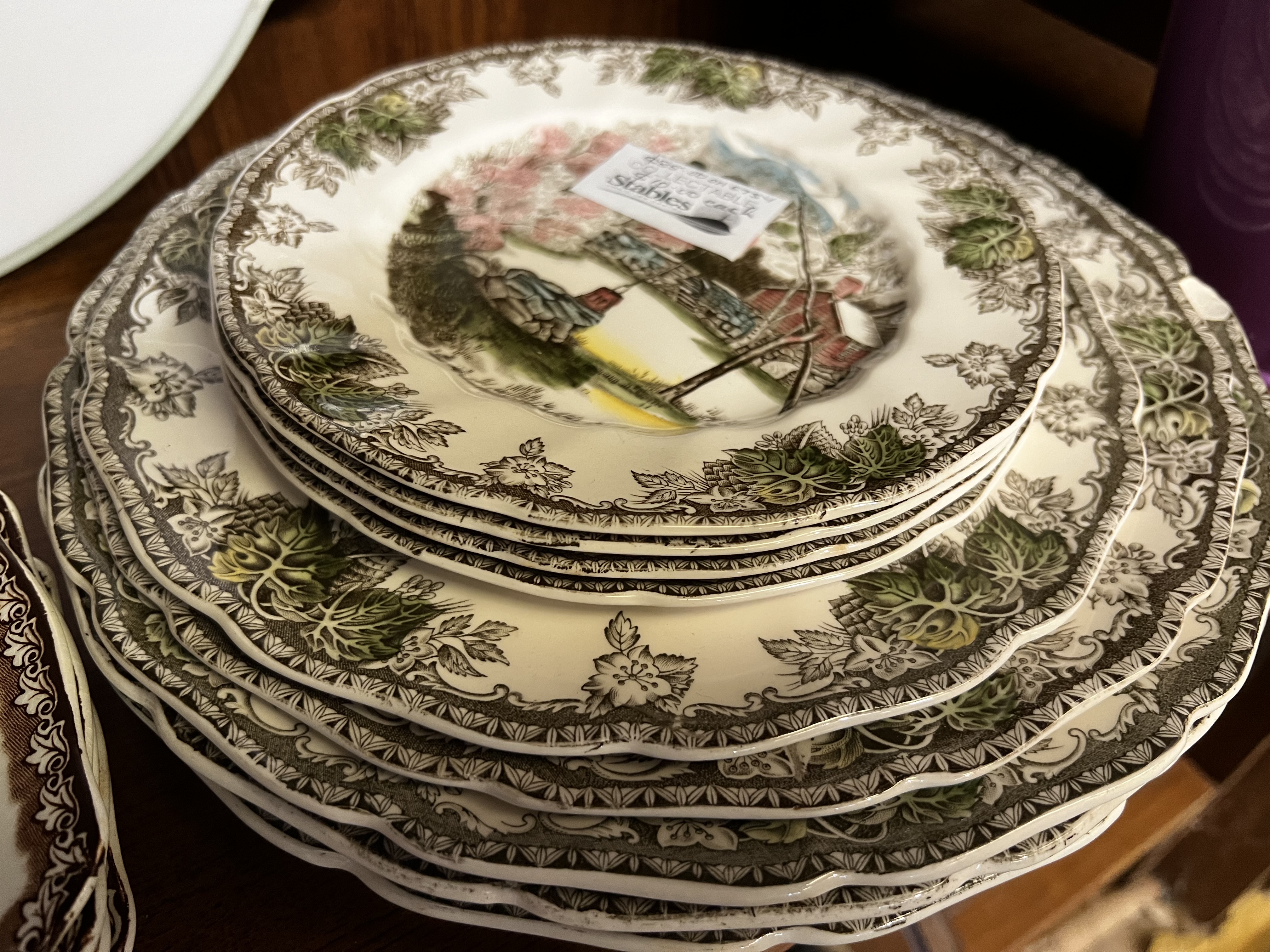 Vintage plates